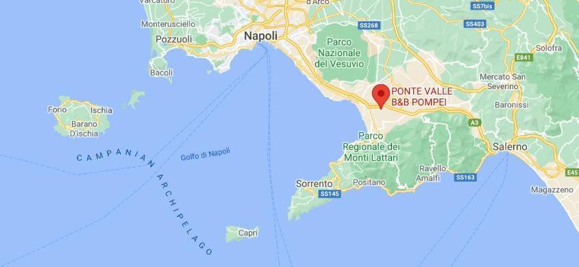 Ponte Valle B&B Pompei 스카파티 외부 사진