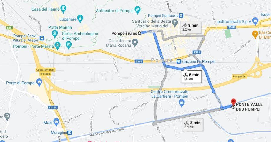 Ponte Valle B&B Pompei 스카파티 외부 사진